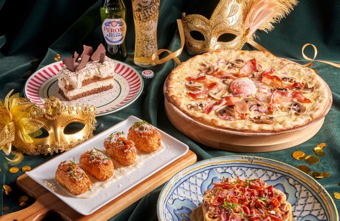 El Carnaval más veneciano se sienta a la mesa en Ginos