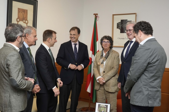 El Departamento de Salud del Gobierno Vasco recibe al Consejo de Farmacéuticos de Euskadi con motivo del Día Mundial de 