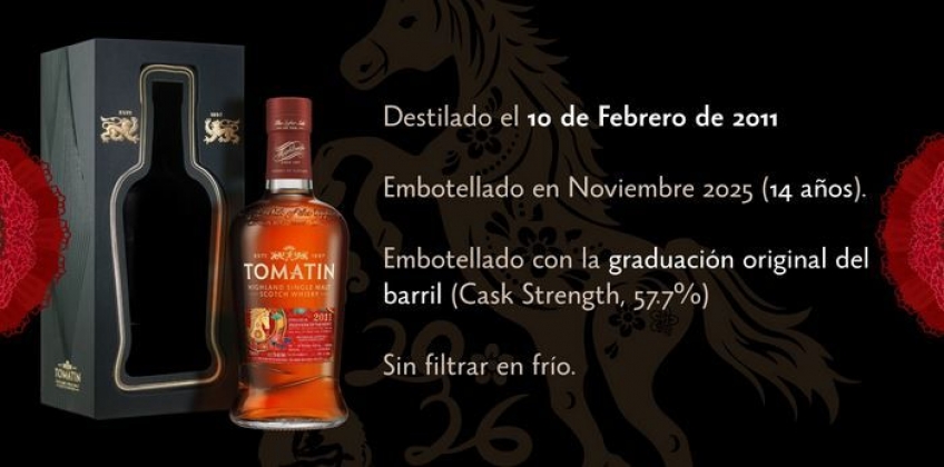 Tomatin lanza una edición limitada de 864 botellas en exclusiva para España