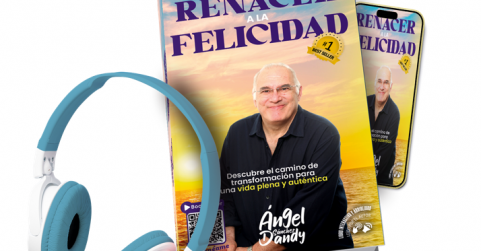 Dandy (Ángel Sánchez) celebra el éxito de su obra 'El arte de ser feliz', convertida en Best Seller en Amazon