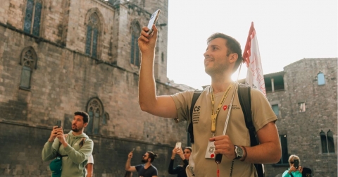 Histary, un plan histórico en Barcelona con tecnología y humor