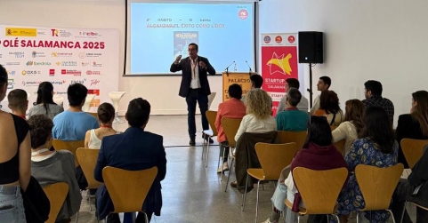 Ignacio Campoy, CEO de Formación Universitaria, inspira en Startup Olé Salamanca 2025 con su visión sobre el metalideraz