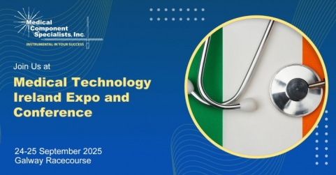 Medical Components Specialists exhibirá en Medical Technology Ireland 2025