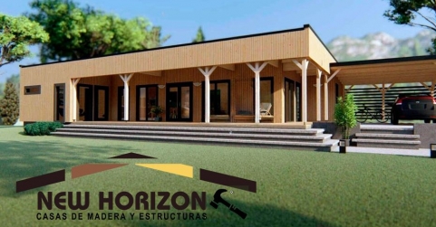 Cuando la naturaleza y la arquitectura se unen: propuestas de NEW HORIZON CASAS DE MADERAS