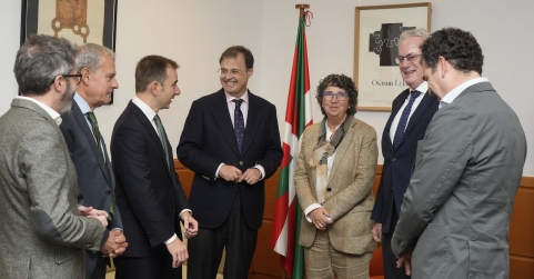 El Departamento de Salud del Gobierno Vasco recibe al Consejo de Farmacéuticos de Euskadi con motivo del Día Mundial de 