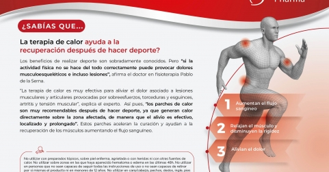 La aplicación de calor mejora la recuperación después de realizar deporte, según Pablo de la Serna