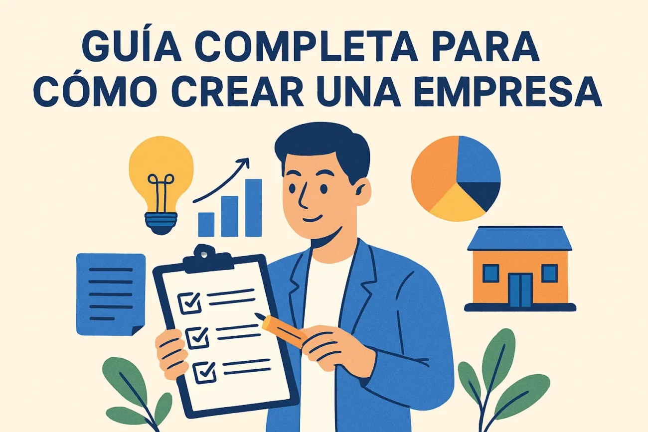 Guía completa para cómo crear una empresa