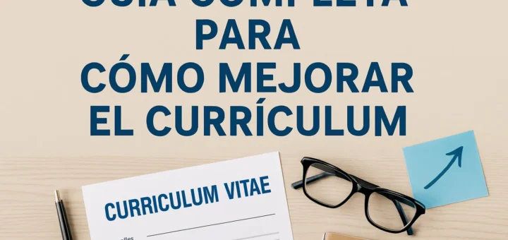 Guía completa para cómo mejorar el currículum