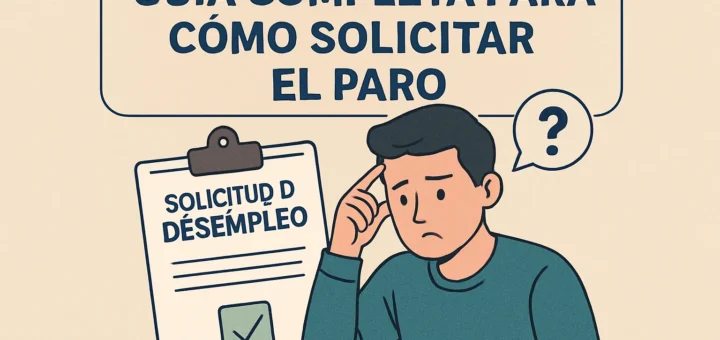 Guía completa para cómo solicitar el paro
