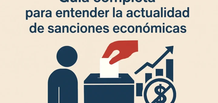 Guía completa para entender la actualidad de sanciones económicas