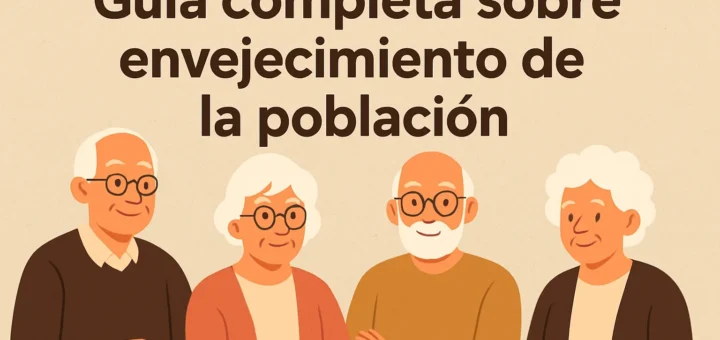 Guía completa sobre envejecimiento de la población