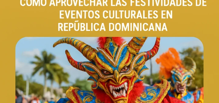 cómo aprovechar las festividades de Eventos culturales en República Dominicana