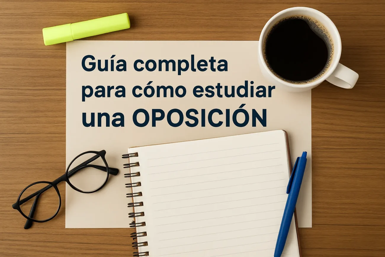 Guía completa para cómo estudiar una oposición