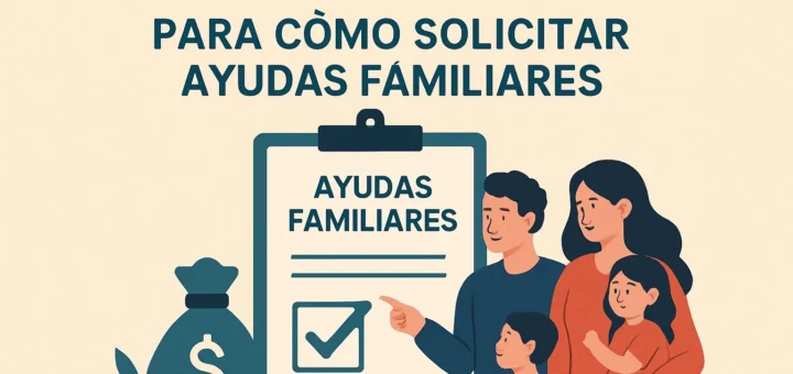 Guía completa para cómo solicitar ayudas familiares