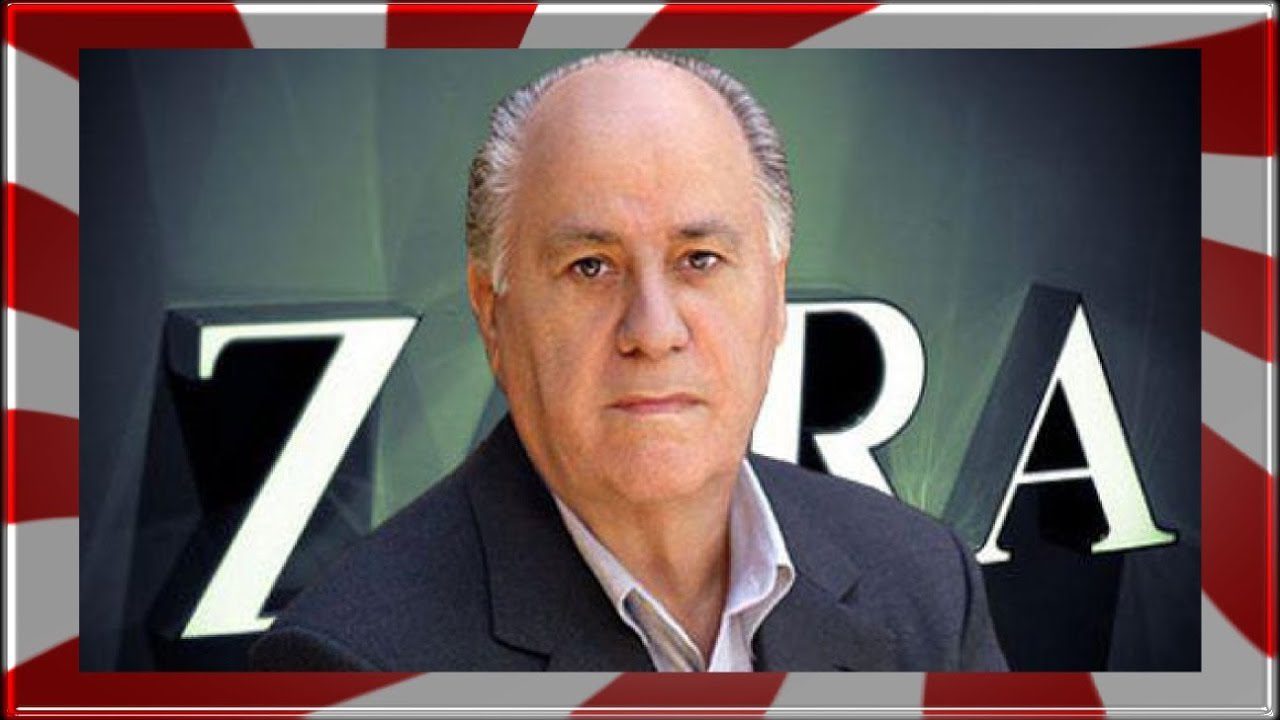 Las-mejores-entrevistas-de-Amancio-Ortega-resumidas-en-diez-ideas-clave | Diario-ABC.Com Portrait of a middle-aged man in a dark suit, facing the camera, with large white letters on a dark background behind him.