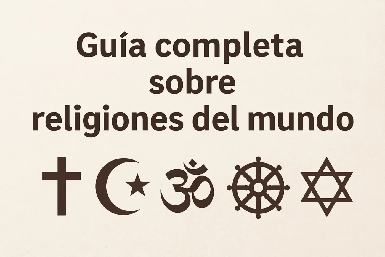 Guía completa sobre religiones del mundo