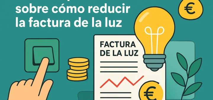 Todo lo que debes saber sobre cómo reducir la factura de la luz
