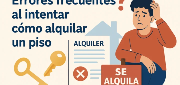 Errores frecuentes al intentar cómo alquilar un piso