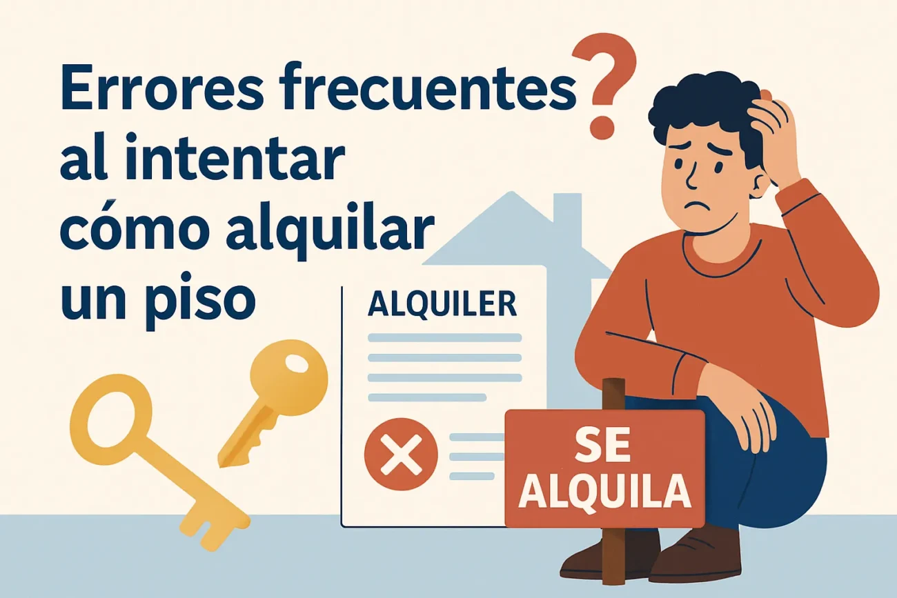 Errores frecuentes al intentar cómo alquilar un piso