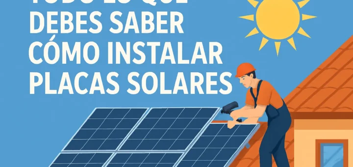 Todo lo que debes saber sobre cómo instalar placas solares