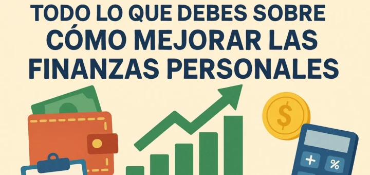 Todo lo que debes saber sobre cómo mejorar las finanzas personales