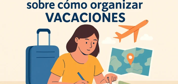 Todo lo que debes saber sobre cómo organizar vacaciones