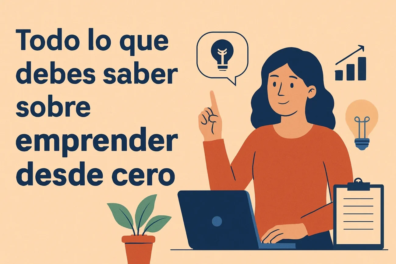 Todo lo que debes saber sobre emprender desde cero