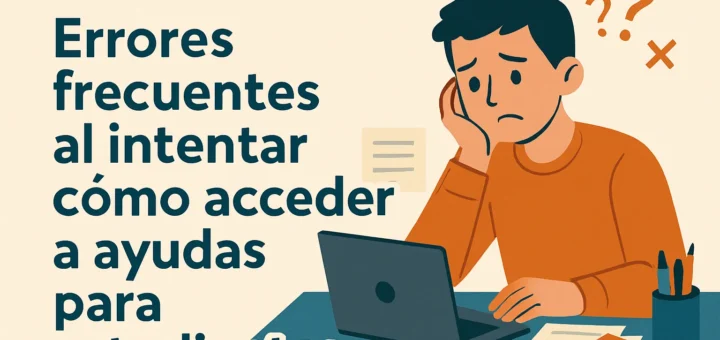 Errores frecuentes al intentar cómo acceder a ayudas para estudiantes