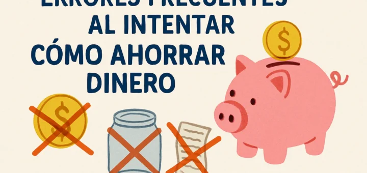 Errores frecuentes al intentar cómo ahorrar dinero