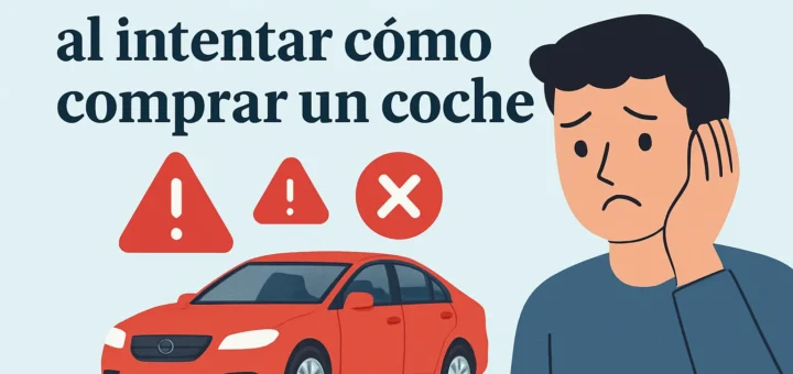 Errores frecuentes al intentar cómo comprar un coche