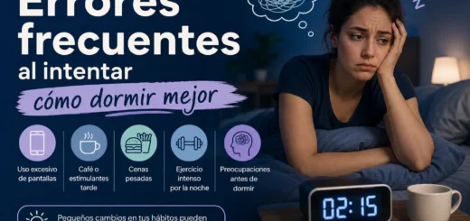 Errores frecuentes al intentar cómo dormir mejor