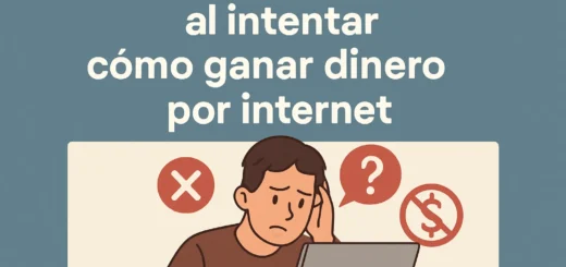 Errores frecuentes al intentar cómo ganar dinero por internet