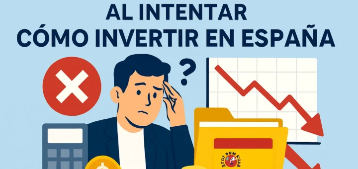 Errores frecuentes al intentar cómo invertir en España