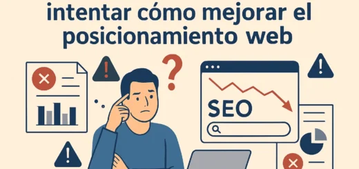 Errores frecuentes al intentar cómo mejorar el posicionamiento web