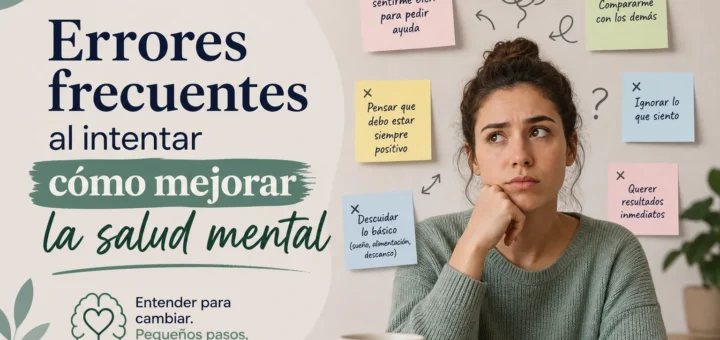 Errores frecuentes al intentar cómo mejorar la salud mental
