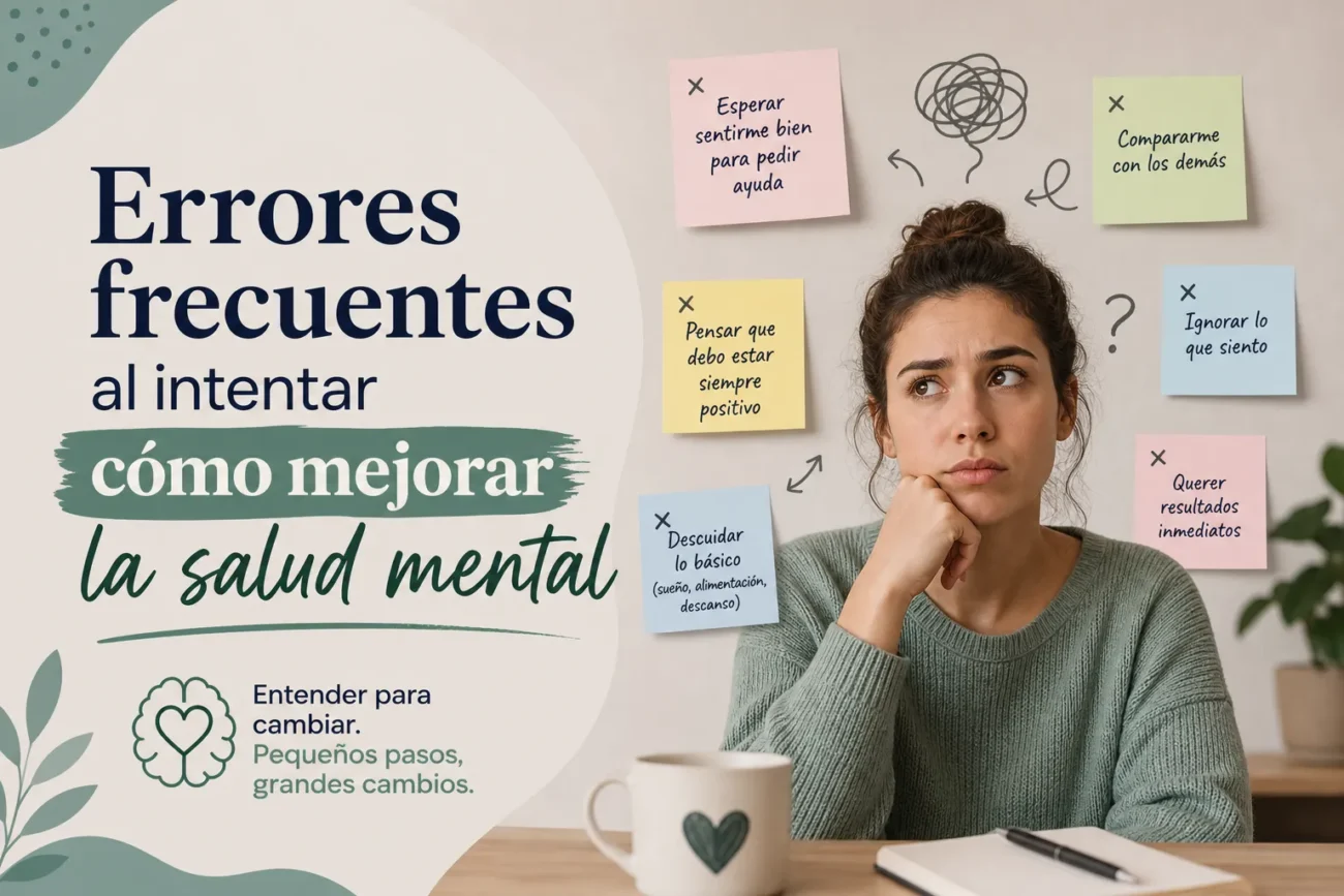 Errores frecuentes al intentar cómo mejorar la salud mental