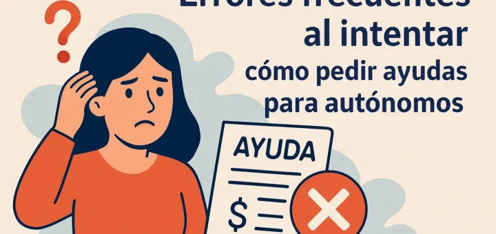 Errores frecuentes al intentar cómo pedir ayudas para autónomos