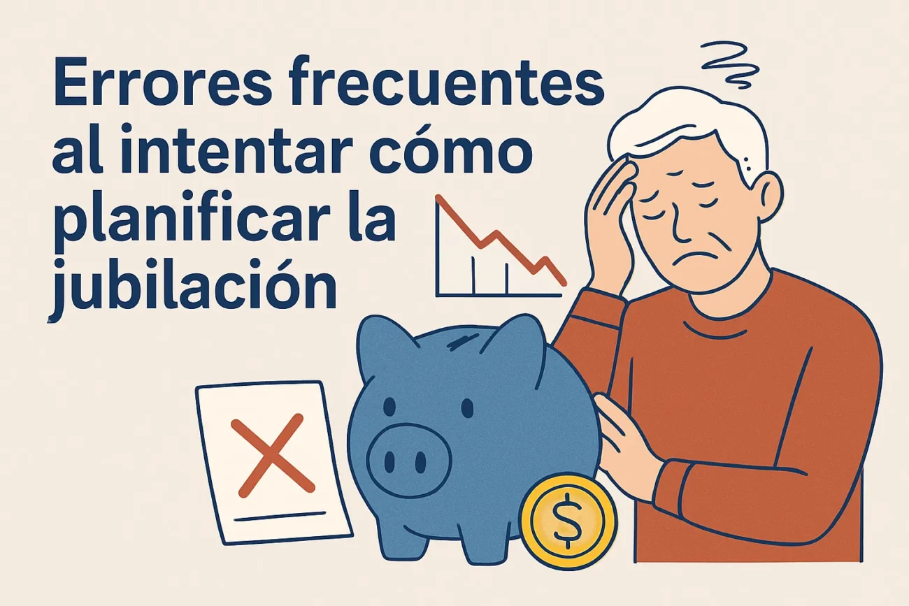 Errores frecuentes al intentar cómo planificar la jubilación
