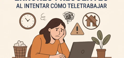 Errores frecuentes al intentar cómo teletrabajar