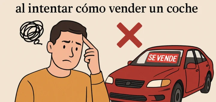 Errores frecuentes al intentar cómo vender un coche