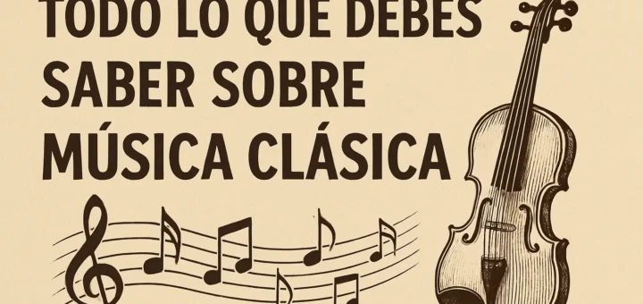 Todo lo que debes saber sobre música clásica
